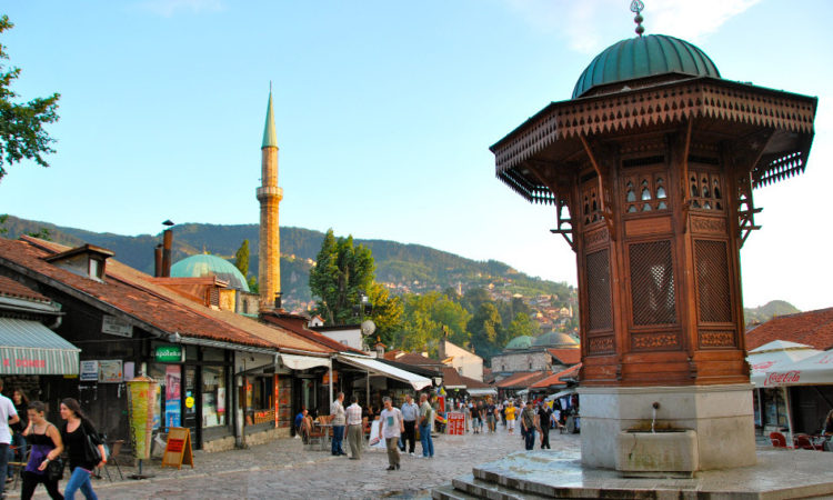 na slici je sebilj u sarajevu