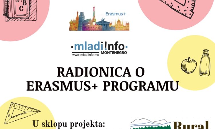 Poziv za radionicu o "Erasmus+” program