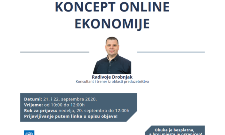 Koncept online ekonomije