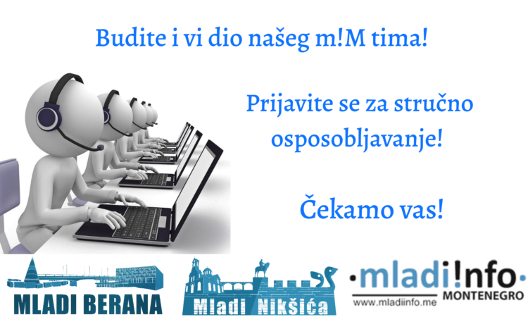 Mladiinfo Montenegro strucno osposobljavanje