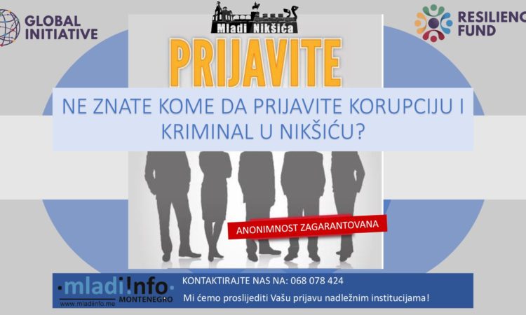 Mladiinfo Montenegro prijavite nepravilnosti u Niksicu