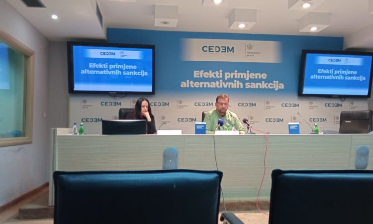 CEDEM konferencija: "Efekti primjene alternativnih sankcija"