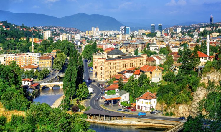 na slici je sarajevo