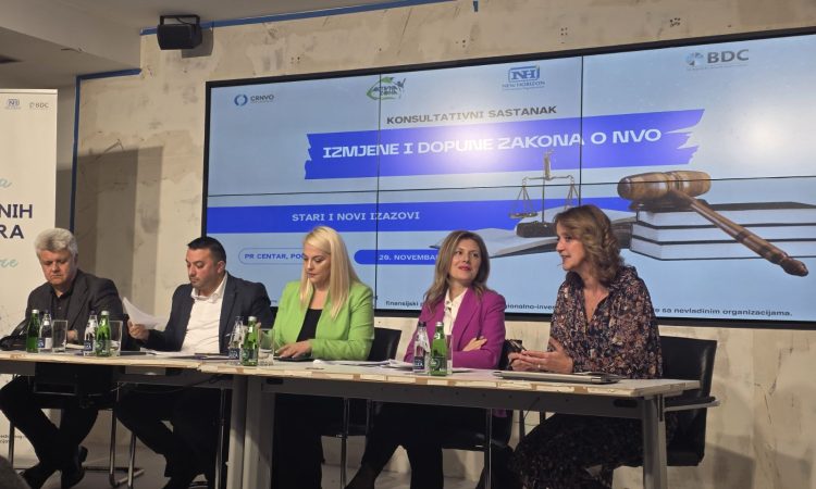 Predstavnica m!M učestvovala na konsultativnom sastanku o izmjenama Zakona o NVO