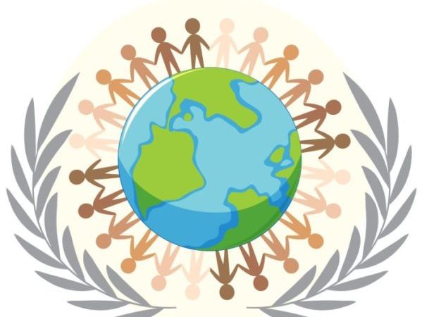 Na slici je logo Ujedinjenih nacija