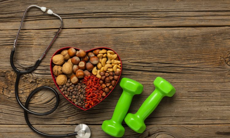 box-nuts-spices-wood-table